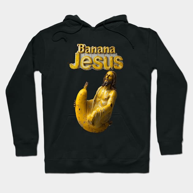 Banana Jesus Hoodie by Bee's Pickled Art